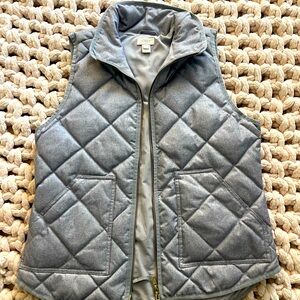 JCREW Grey Classic Vest